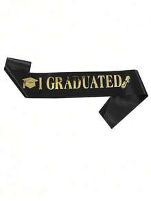 1 pieza "Me Gradué" Chal de Graduación, Accesorio para Fiesta/Celebración Escolar, Accesorio para Fotos, Regalo de Graduación, Regalo para Amigos, Familia, Regalo de Graduación, Regalo de Regreso a Clases - Multicolor - Ver 9