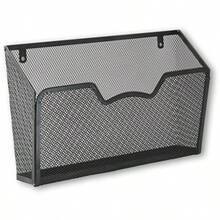 Simple Houseware - Soporte organizador de archivos de un solo bolsillo 3 unidades color negro - negro - Ver 4