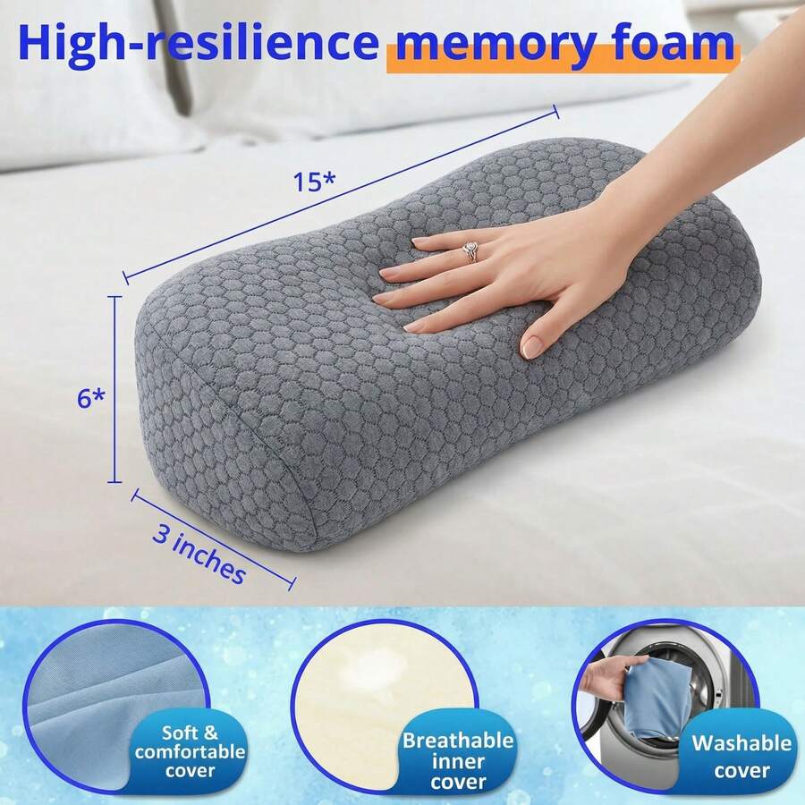 1 chiếc đệm tựa lưng thoáng khí - Đệm tựa lưng công thái học. Đệm tựa lưng nằm phẳng. Đệm tựa lưng cho ghế ngủ. Ghế văn phòng. Ghế ô tô. Đệm tựa lưng. Ghế chơi game. Gối tựa lưng thoáng khí mát mẻ mùa hè. - Màu xám đen - Xem 1