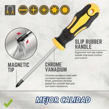 Kit De Herramientas 43 En 1 Destornilladores Magneticos - amarillo - Ver 9
