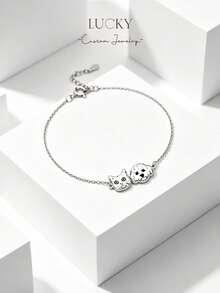 Personalized Pet Portrait Bracelet, Pet Memorial Bracelet, Customized Pet Photo Jewelry, Pet Missing Memorial Bracelet, Cat & Dog Bracelet, And Gifts For Her, All Can Be Customized In A Minimalist Daily Style. The Product Includes A Gift Box, Suitable As A Valentine's Day Gift, Birthday Gift, Mother's Day Gift, And Everyday Gift.,Jewellery For Ladies - Pet Portrait Bracelet - View 5