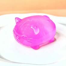 Schylling 1个慢回弹水母/猫咪麦片/披萨/蛋糕造型的挤压玩具，舒缓压力（OPP袋包装） - 彩色 - 查看 12