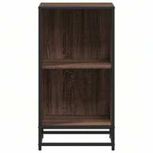 vidaXL Bücherregal Braun Eichen-Optik 40x35x76 cm Holzwerkstoff - Braun - Übersicht 4