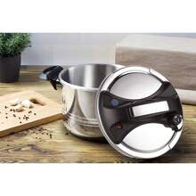 Pentola a pressione in acciaio inossidabile 18/8 per induzione, 24 cm, 10 L - Visualizzare 4