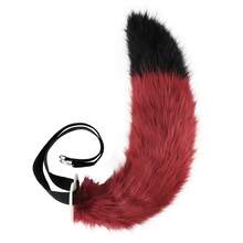 Red Fox Matching Ear & Tail Plush Accessories, Furry Cosplay Props For Anime Convention, Halloween Party, Fox-Themed Outfit - A - View 19