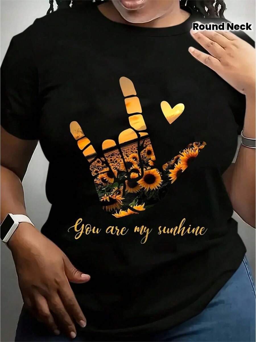 Women T-Shirts - Black - View 1