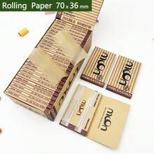 25张/包，70*36毫米未漂白卷烟纸，每本50+50张，常规短款 - 彩色 - 查看 9