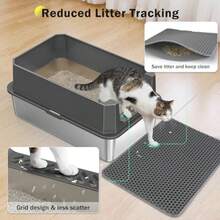 Cat Litter Box - Dark Gray - View 4
