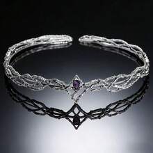 1 chiếc vương miện phong cách Boho đính đá lấp lánh, thanh lịch và quyến rũ, thích hợp cho các bữa tiệc và lễ hội. - Nhiều màu - Xem 18