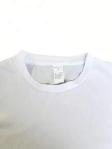Camiseta de manga corta con cuello redondo para mujer, estilo retro de vacaciones, nueva colección 2026, para compras informales, regalos de vacaciones, reuniones con amigos, fiestas deúsica y atuendos de vacaciones. - Blanco - Ver 3