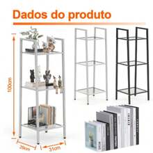 Multipurpose 3 Or 4 Tier Shelf Organizer Modern For Bedroom, Living Room, Kitchen - Easy Assembly - View 10