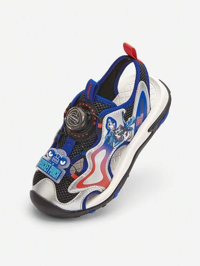 Balabala Boys Sandals Kids Summer Sport Sandals Outdoor Breathable Walking Beach Shoes Casual Daily Wear