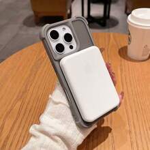 1 chiếc ốp lưng điện thoại silicon mềm trong mờ cao cấp, có nam châm, tương thích với Apple 17 Pro Max, 16, 15, 14, 13, 12, 11 Pro Max Plus - Xám - Xem 7