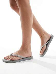HAV. SLIM Women Daily Casual Comfort Flat Thong Sandals - Grey - View 1
