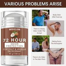 72-Hour Odor Protection Coconut & Vanilla Intimate Deodorant, Moisturizing, Tightening, Brightening, Refreshing Intimate Wash - View 6