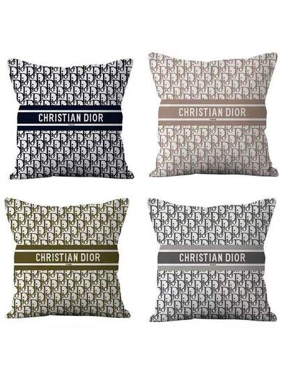 Funda de almohada, 1 pieza de 18x18 pulgadas, funda de cojín decorativa, tela suave y transpirable de lujo ligero para funda de cojín de sofá, dormitorio, oficina, silla y espacios al aire libre, funda de almohada elegante para decoración del hogar, adecuada para bodas, cumpleaños, fiestas, ocasiones especiales, regalos festivos y decoración interior