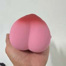 1/3/6/10个装香蕉造型减压玩具，多种水果造型，弹性PU材质，减压球，适用于教室、生日、圣诞节等场合，也可作为小型派对用品或礼品袋填充物。 - 彩色 - 查看 14