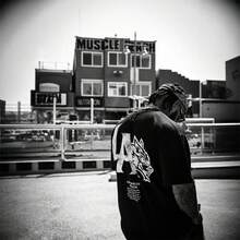 DARC Los Angeles Series Printed Short-Sleeve Loose Round-Neck New T-Shirt Casual  Brand Top For Men - 黑色 - 查看 5