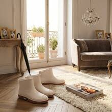Women Rain Footwear - 米色 - 查看 7