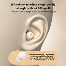 2026 New Style True Wireless In-Ear Macaron Musics Earbuds Sleeping Headset Couples Video Earplug Mini Earpods Comfortable TWS Bluetooth 6.0 Earphones For Android For Iphone Cellphone Smart Headphone For Valentine's Day Gift - View 4