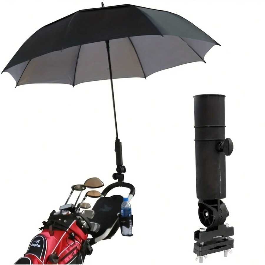 Giá đỡ ô dù cho xe đẩy golf, có thể điều chỉnh 180°, dùng cho xe đẩy em bé, xe đạp, xe lăn, xe scooter, ghế bãi biển, chống gió, đa năng.