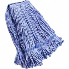 String Mop Heads Heavy Duty Commercial Grade Blue Cotton Looped End Wet Industrial Cleaning Mop Refills (1, Medium) - 1 件裝 + 中號(1 包) - 查看 2