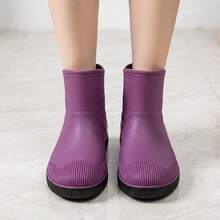 Women Rain Footwear - 紫色 - 查看 3