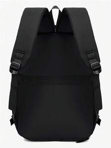 1pc Multi-Color Solid Nylon 180° Full-Open Large Capacity Shoe Compartment Multi-Pocket Zipper Closure Handbag Suitable For Air Travel And Vacation - Multicolor - View 8