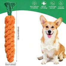 3 món đồ chơi gặm cho chó hình củ cà rốt, đồ chơi gặm cho thú cưng chất lượng cao, bền bỉ và thiết thực, kiểu dáng dễ thương, đồ chơi ngoài trời cho thú cưng, sản phẩm mới. - trái cam - Xem 3
