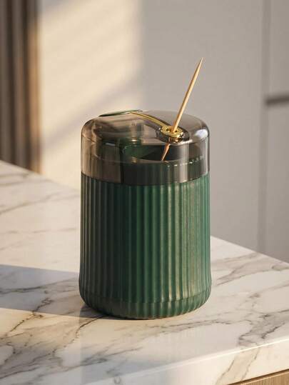 3-Color Pop-Up Toothpick Holder, Press Type Dust-Proof Box For Kitchen, Dining Table, Living Room, Office, Home Organization