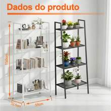 Multipurpose 3 Or 4 Tier Shelf Organizer Modern For Bedroom, Living Room, Kitchen - Easy Assembly - View 3