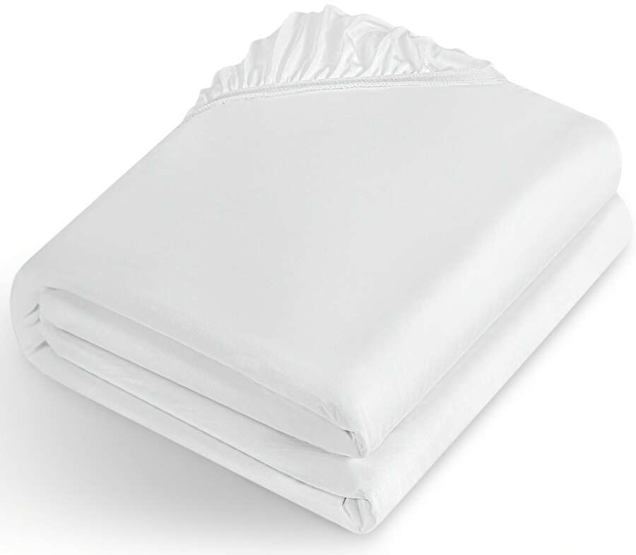 Utopia Bedding Waterproof Jersey Mattress Protector Soft Fitted Sheet Style Mattress Cover - White - View 1