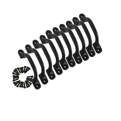 10 X ALL D PULL HANDLE 4" Rong CA IRON Bow Kitchen Drawer/Cabet/Cupboard