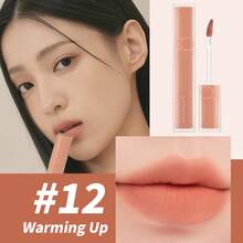 Rom&Nd Blur Fudge Tint #12 Warming Up 5g 1支 奶油絲絨霧面唇彩 暖裸杏色 刮棒刷頭 易暈染 不易移染 適合暖色調膚色 日常通勤妝容 - 12 暖系奶杏 - 查看 8