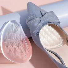 Miếng đệm lót bàn chân trước (1/2/3 cặp), lót giày chống trượt bằng silicon dành cho nữ, có thể giặt và tái sử dụng, tự dính. - Nhiều màu - Xem 4