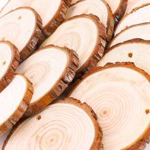 Natural Pine Wood Chips, Raw Wood Chips Suitable For Decorations, Handicrafts, Table Decoration DIY Painting, Christmas Decoration DIY Crafts - B - View 9