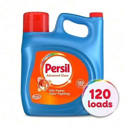 Persil Advanced Clean Oxi+Odor Liquid Laundry Detergent,  With Oxi + Odor Elimination Technology. This Professional-Grade Formula Penetrates Deep Into Fabrics To Remove Stubborn Stains, Brighten Colors & Completely Neutralize Odors In All Wash Cycles,34 Fl Oz, 20 Loads. Ideal For Sports Gear, Work Clothes & Family Laundry In Both HE & Standard Machines. The Concentrated Liquid Releases Long-Lasting Freshness While Providing Ultimate Stain & Odor Fighting Power For Your Most Demanding Laundry Challenges.