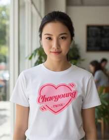 Playera T-shirt Playera Twice  07 - Blanco - Ver 1
