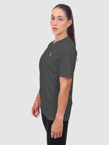 Kit Of 2 Dry Lightweight Short-Sleeve T-Shirts For Training And Running - 黑色/鉛色 - 查看 6