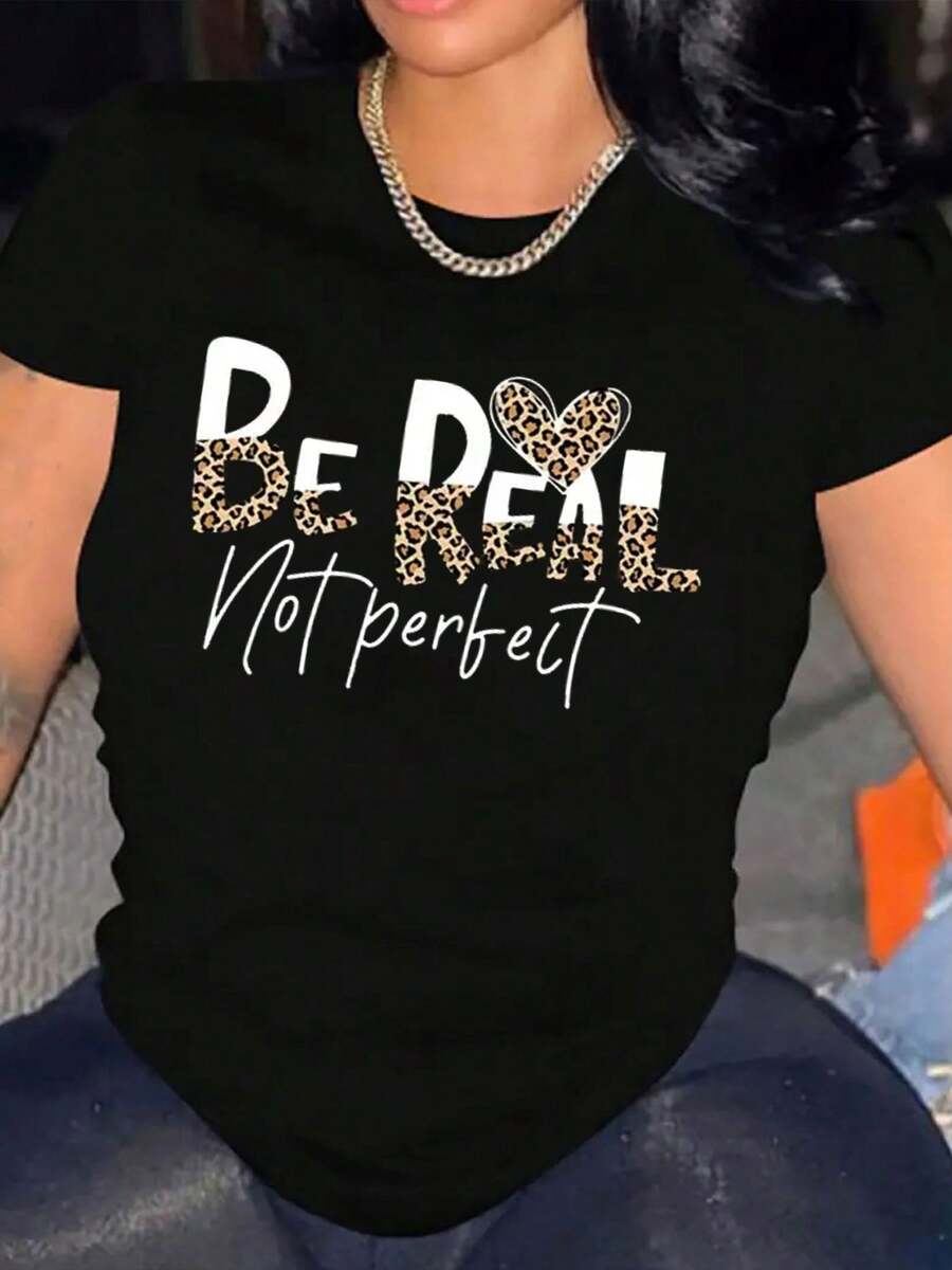 Camiseta de manga corta casual de las mujeres 1 piezas 100% algodón pesado - cuello cómodo de la tulación, camisetas suaves y adorables
