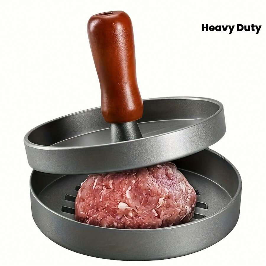 汉堡肉饼制作器，手动圆形肉饼压模