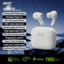 Experience Seamless Wireless Audio With The Acer OHR636 True Wireless Stereo Earbuds, Engineered With The High-Performance Zhongke Lanxun AB5636E Chip And Cutting-Edge Bluetooth 5.4 Technology. - View 7