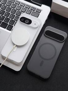 1 chiếc ốp lưng sạc không dây từ tính mờ cao cấp tương thích với Pixel 10 Pro 10 10 A 9 Pro 9 Pro 9 9A, kiểu dáng thời trang dành cho nam và nữ, chống sốc. - Màu đen mờ - Xem 2