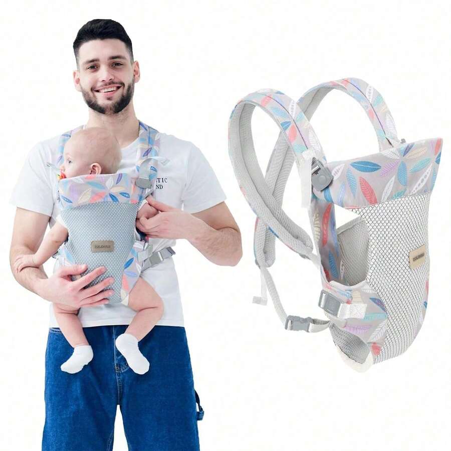 3-In-1 Baby Carrier, From Newborn To Toddler. Ergonomic (7.5-45 Lbs) - 樹葉 - 查看 1
