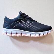 Tênis Esportivo Feminino Confort Plus Macio para Caminhada Academia Treino Leve Respirável Flexível - Rosa Bebê - Visão 4