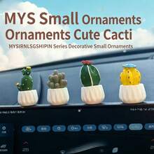 Bộ 4 cây xương rồng giả trang trí, cây cảnh mini trong chậu, đồ trang trí cây mọng nước bằng nhựa dễ thương cho bảng điều khiển ô tô, bàn làm việc tại nhà và văn phòng, thiết kế xương rồng và cây mọng nước hoạt hình, trang trí nhiều màu sắc, không cần bảo dưỡng, bền và nhẹ, thích hợp cho bảng điều khiển ô tô, kệ, phòng ngủ, phòng tắm, món quà nhỏ lý tưởng cho người yêu cây cảnh, phụ kiện ô tô thời trang, đồ trang trí nhà cửa. - A - Xem 2
