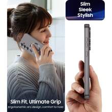 磁吸手機殼，兼容 S24 S25 FE S22 S23 Ultra Plus S20 S21 FE Note 20 A35 A55 A05 A15，軟 TPU 材質，亦兼容 17 Air 16 E 15 14 13 12 11 Pro Max Plus，強磁吸防震保護殼 - 灰色 - 查看 7