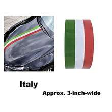 3" X 5' Italy Fender Ood Decals Flag Cars Exter Stres L Sticker - Ý - Xem 2