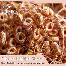 Opvixi Copper Wire, 24 Gauge 98.5 FT 99.9% Pure Copper Wire For Jewelry Making, Electroculture, Gardening, Beading, Plants, Crafts, Science Projects, DIY Artwork - ColorB - View 7