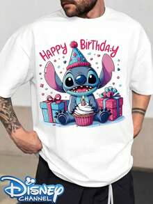 Disney Cars Sally Graphic T-Shirt, Classic Regular Fit Crew Neck Short Sleeve Tee With Cute Sally Car & Lightning McQueen Print, Soft Breathable 100% Cotton Casual Top For Daily Wear, Disney Cars Cartoon Inspired Shirt, Perfect Holiday Gift For Disney Lovers, Simple All-Match Basic Tshirt For Men & Women, Great Gift For Birthdays, Christmas, Halloween And Festivals, Suitable For Home, Outings, School And Daily Commute, Fashion Cute Cartoon Print Casual Tee - 白色 - 查看 1